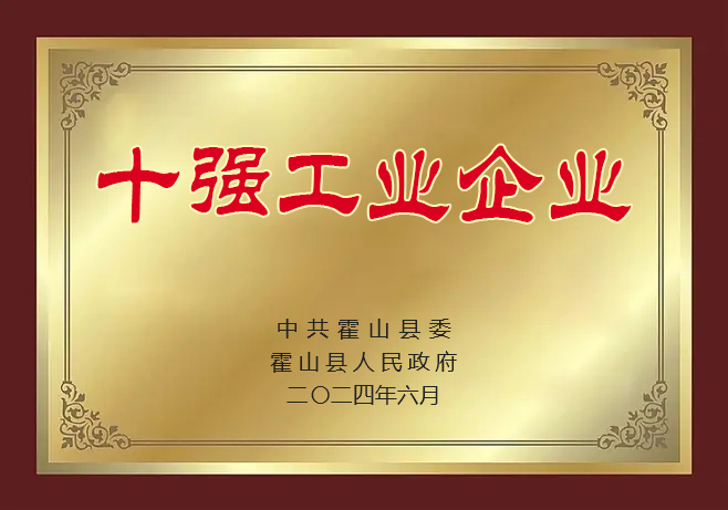 霍山工业十强