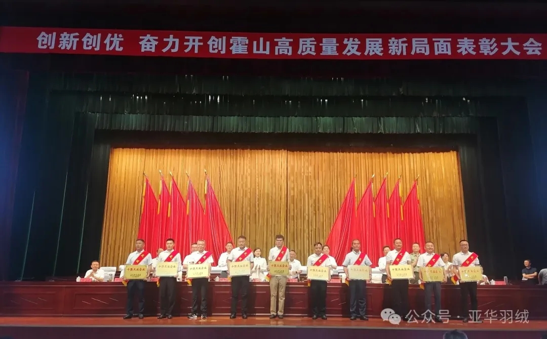 喜报|芙芮雅羽绒又获殊荣！